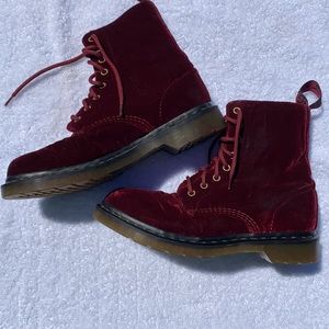 Dr Martens Page velvet boot Limited Edition